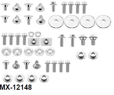 BODY PANEL FASTENER BOLT KIT PSYCHIC HONDA CRF250R 04-05 CRF250X 04 CRF450X 04