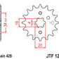 SPROCKET FRONT PSYCHIC SUZUKI YAMAHA