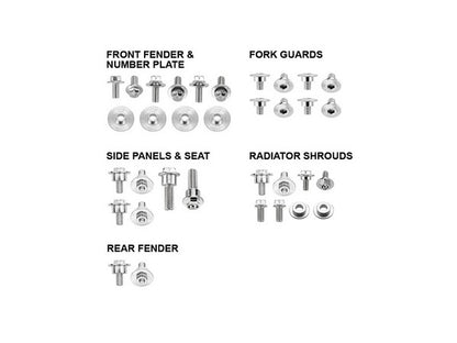 BODY PANEL FASTENER BOLT KIT PSYCHIC HONDA CRF250R 2018 CRF450R 17-20 CRF450RX 17-20 CRF250RX 19-21