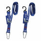 Aerofast 37mm Camlock Karabina Motorcycle Tie Downs - Pair - Black