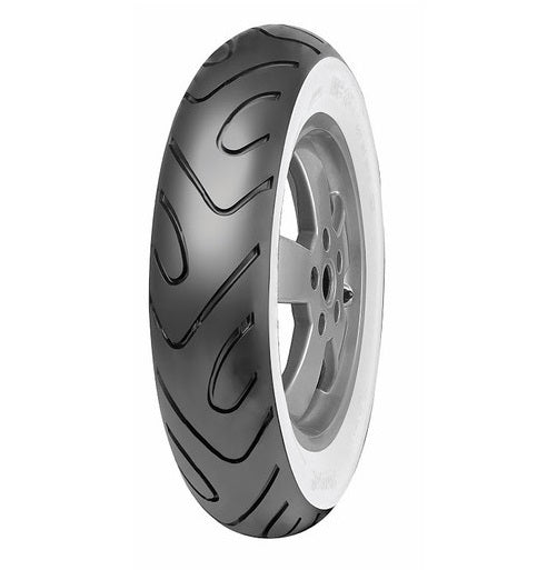 Mitas 350-10 MC-18 White Wall Sport Front/Rear Scooter Tyre - TL 51P