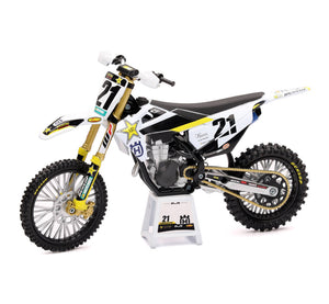 New Ray 1:12 Die-Cast Model - Husqvarna FC450 - Jason Anderson Factory Racing Team