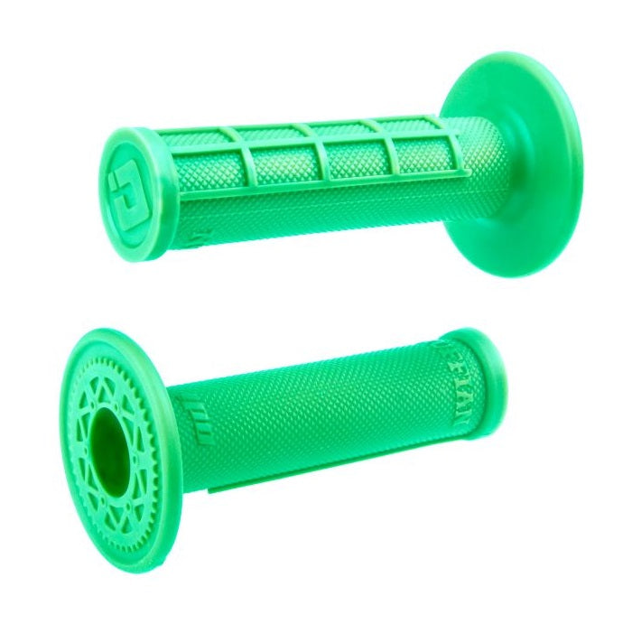 ODI 1/2 Waffle MX Grips - Ruffian - Green