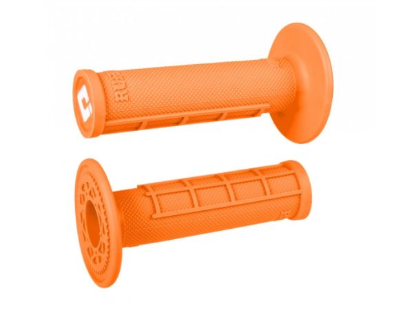 ODI 1/2 Waffle MX Grips - Ruffian - Orange