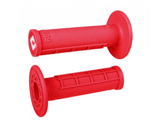 ODI 1/2 Waffle MX Grips - Ruffian - Red