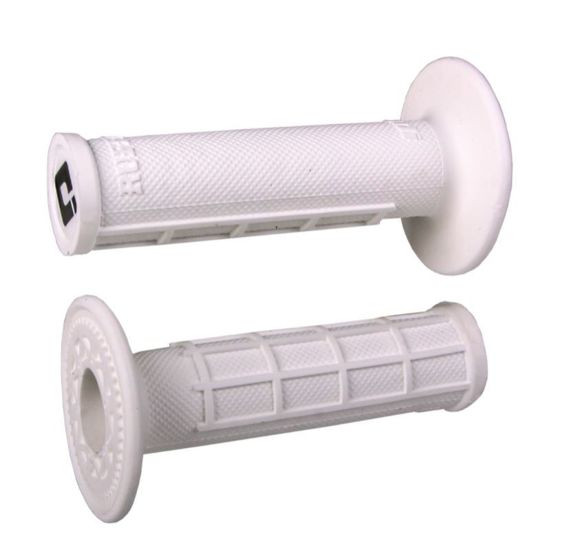 ODI 1/2 Waffle MX Grips - Ruffian - White