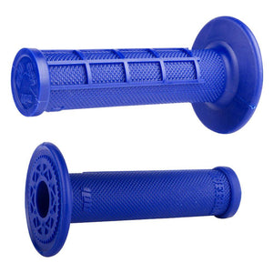 ODI 1/2 Waffle MX Grips - Ruffian - Blue