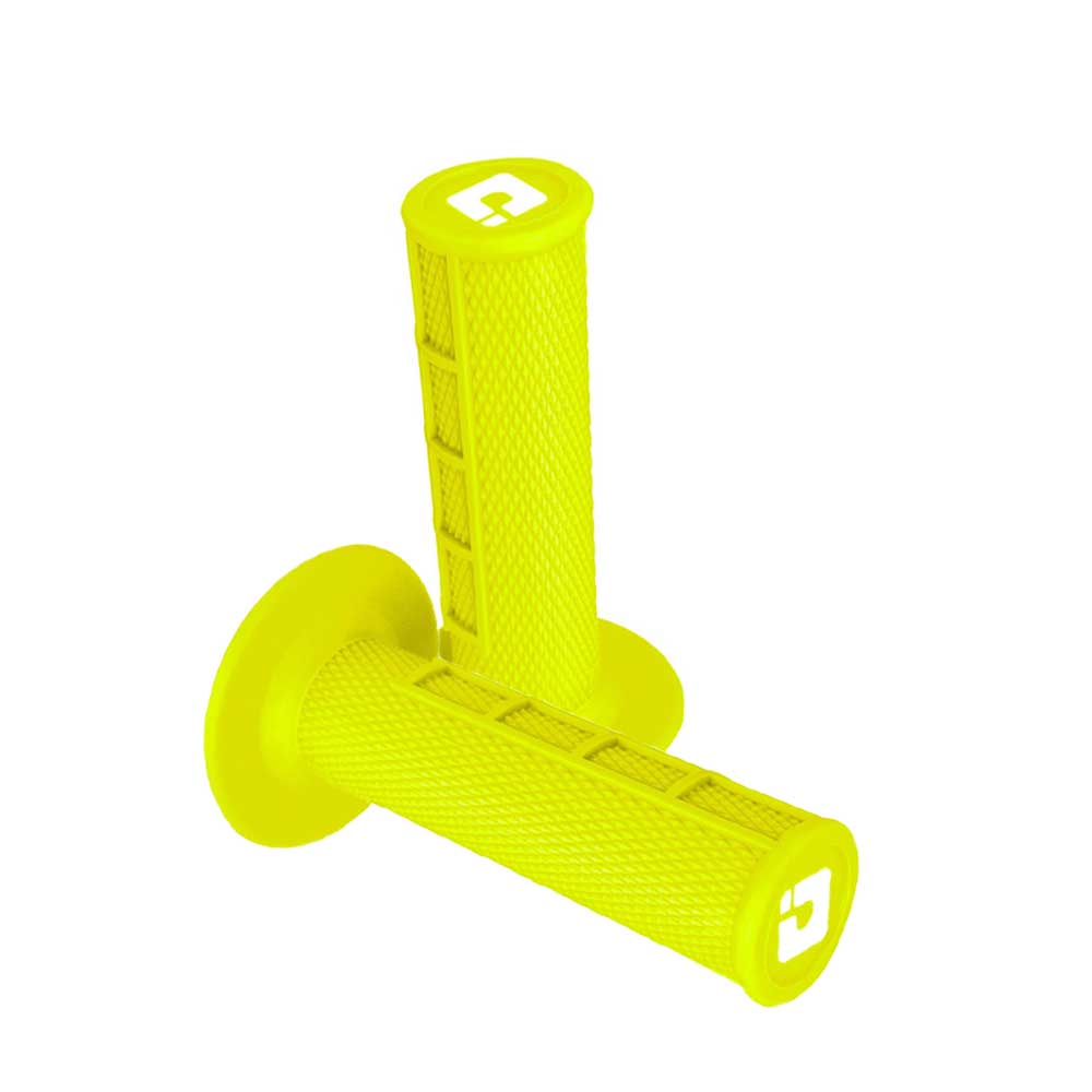 ODI 1/2 Waffle MX Grips - Ruffian - Yellow