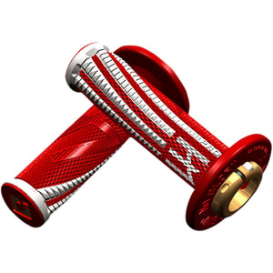 ODI Lock On Grips - EMIG Pro V2 - Red/White - 2 & 4 Stroke