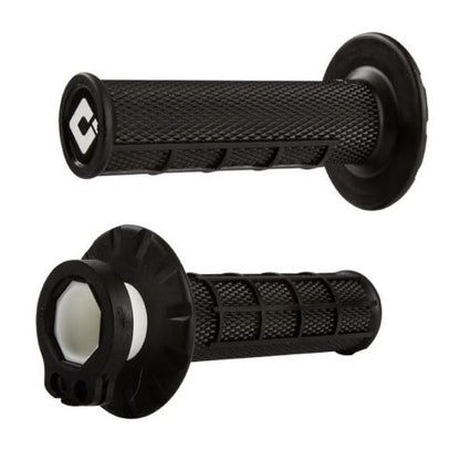 ODI Lock On Grips - 1/2 Waffle - Black - 2 & 4 Stroke