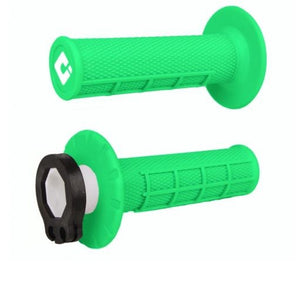 ODI Lock On Grips - 1/2 Waffle - Green - 2 & 4 Stroke