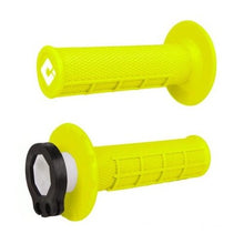 Load image into Gallery viewer, ODI Lock On Grips - 1/2 Waffle - Yellow - 2 &amp; 4 Stroke