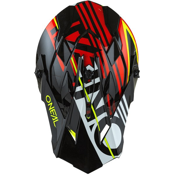 Oneal : Youth Large : 2 Series MX Helmet : Rush Red/Yellow
