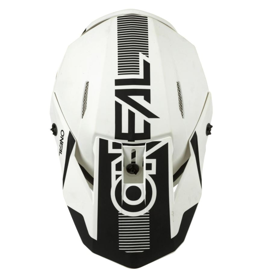Oneal : Adult X-Large : 3 Series MX Helmet : Vertical White