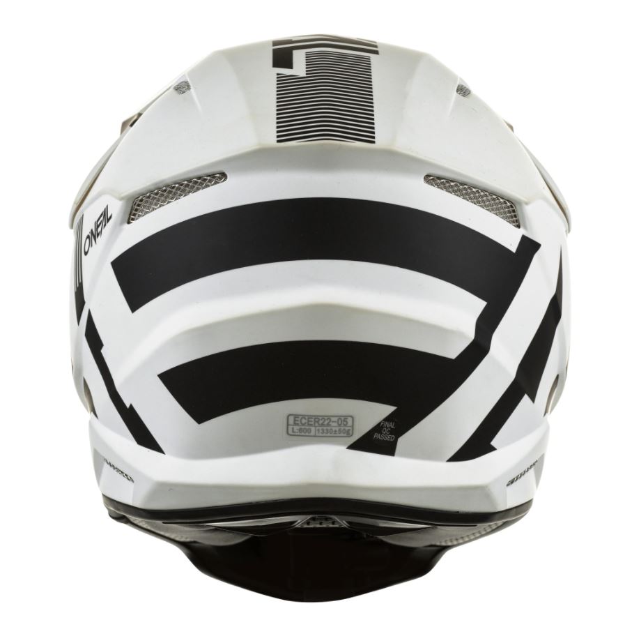 Oneal : Adult X-Large : 3 Series MX Helmet : Vertical White