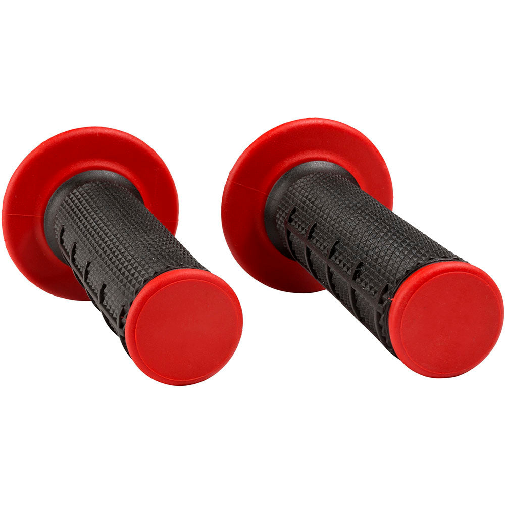 Oneal MX Pro Grips Half Waffle Dual Compound - Black/Red