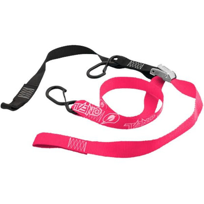 Oneal Deluxe Tie Downs - 38mm Pair - Black Pink