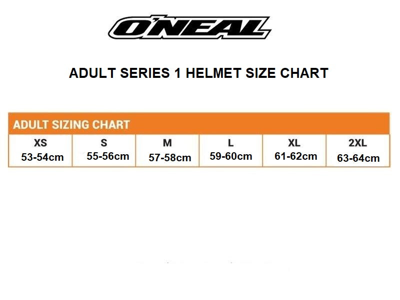 Oneal : Adult X-Small : 1 Series MX Helmet : Matt Black