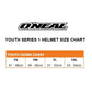 Oneal Youth 1 Series MX Helmet - Stream Black/Orange