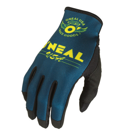 Oneal Mayhem Adult MX Gloves - Bullet Blue/Yellow