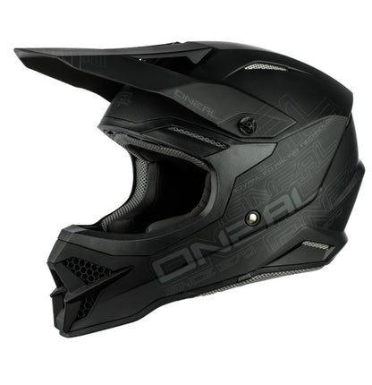 Oneal Adult 3 Series MX Helmet - Matt Black