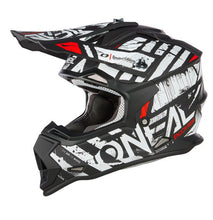 Load image into Gallery viewer, Oneal Adult Medium MX Helmet - Glitch Black White