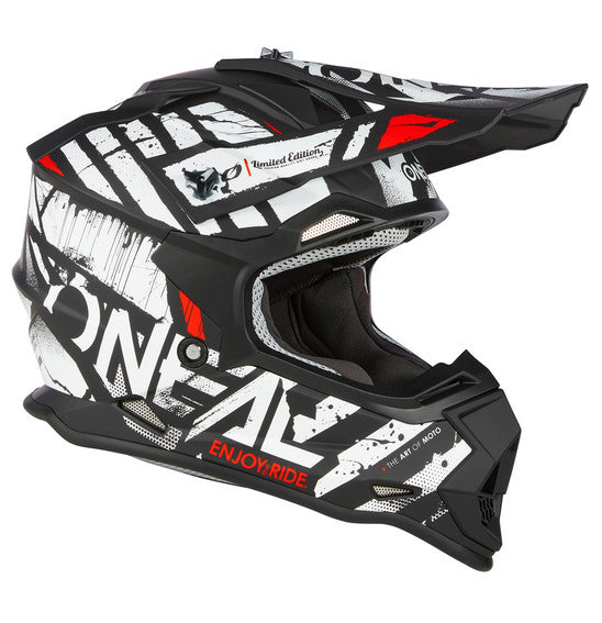 Oneal Youth Large 2S GLITCH MX Helmet - Black/White