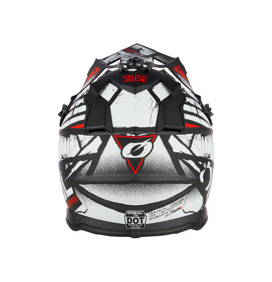 Oneal Adult Medium MX Helmet - Glitch Black White