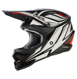 Oneal Adult 3 Series MX Helmet - Vertical Black White