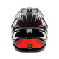 Oneal Adult 3 Series MX Helmet - Vertical Black White