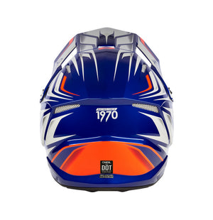 Oneal Adult 3 Series MX Helmet - Vertical Blue White