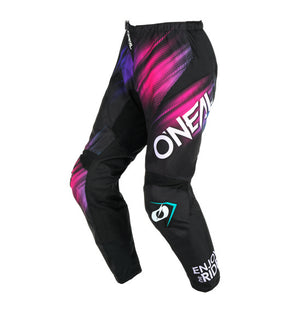 Oneal Adult Womens Element MX Pants - Voltage V24 Black/Pink
