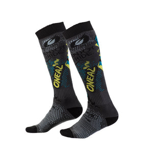 Oneal Adult Pro MX Villain Sock - Grey