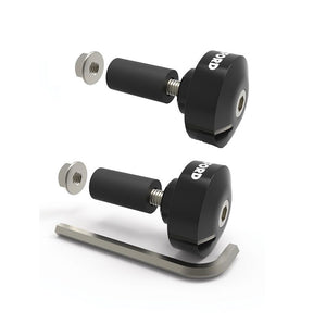 Oxford Handlebar Ends - Pair - Black