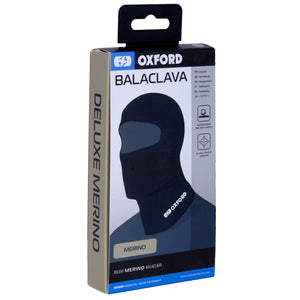 Oxford Merino Deluxe Balaclava - Black