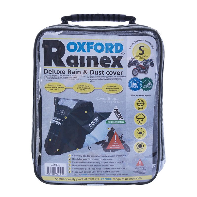 Oxford Medium Rainex Deluxe Waterproof Motorcycle Cover