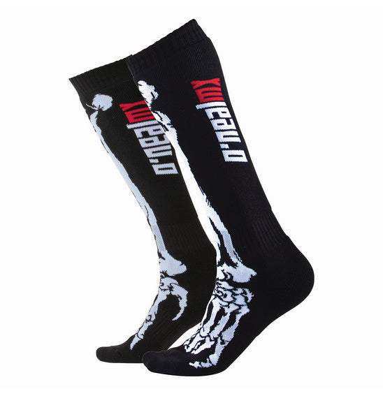 Oneal Youth Pro MX X-Ray Sock - Black/White