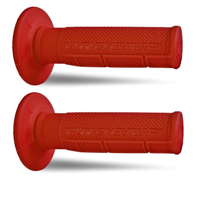 Progrip 794 1/2 Waffle Grips - Single Density - Red