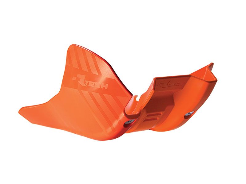 Rtech Plastic Skid Plate Orange - KTM 250-300 EXC SX XC  17-23