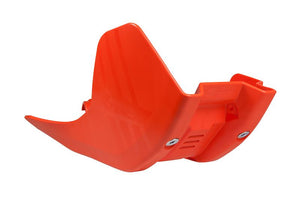 Rtech Plastic Skid Plate Orange - KTM 450SXF 16-18 450EXCF 500EXCF 17-23