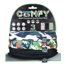 Load image into Gallery viewer, Oxford Comfy Face Mask - 3 Pack - Camo
