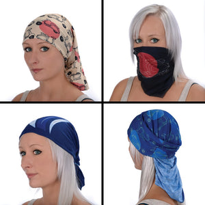Oxford Comfy Face Mask - 3 Pack - Graphite Stripe