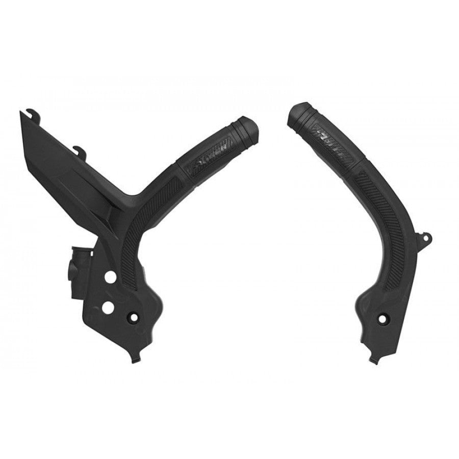 Rtech Frame Guards - Black - KTM SXF SX EXC EXCF