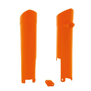 Rtech Fork Guards - KTM 125-530 EXC EXCF SX SXF XCF XC 08-15 - Orange