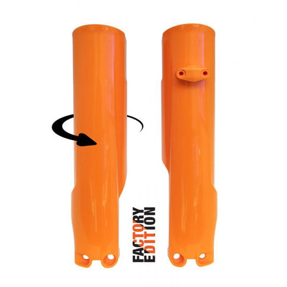 Rtech Fork Guards - Full Wrap - KTM SX SXF 23-24 - Orange