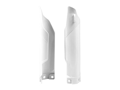 Rtech Fork Guards - Kawasaki KX85 14-24 - White