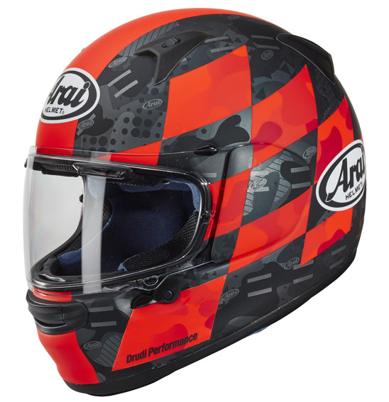 Arai Profile-V Helmet - Patch Red (Matt)
