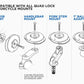 Quad Lock Wireless Motorcycle Charging Head - Weatherproof