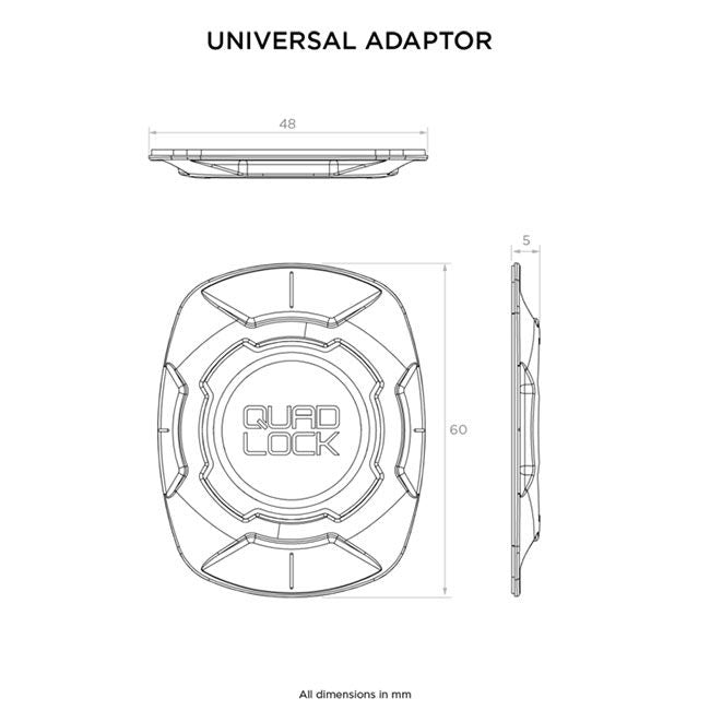 Quad Lock Universal Case Adaptor - V3