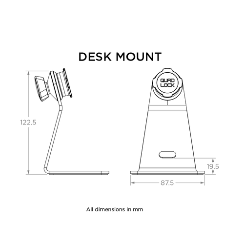 Quad Lock - Desk Mount